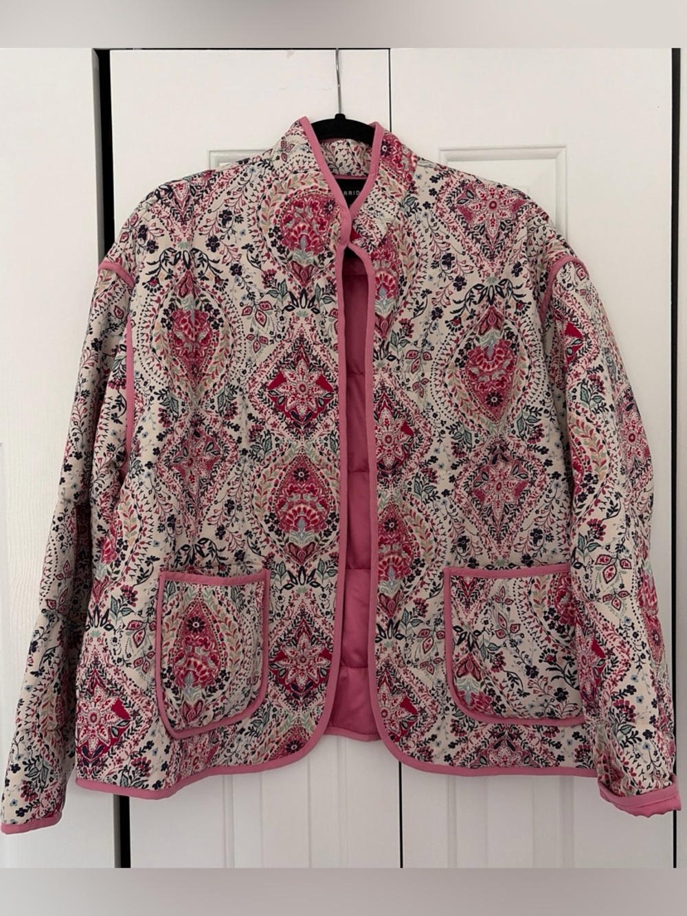 Torrid Pink Floral Quilted Jacket